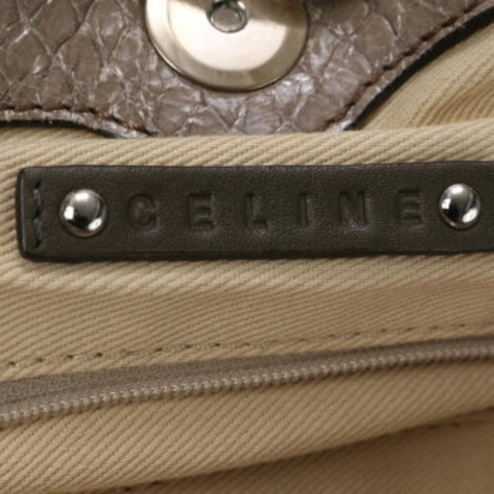 Celine Pillow Python Crocodile Leather Crossbody … - image 13